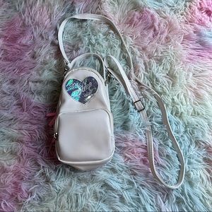 Milkjoy White Crossbody No Sleep Club Kawaii Iridescent